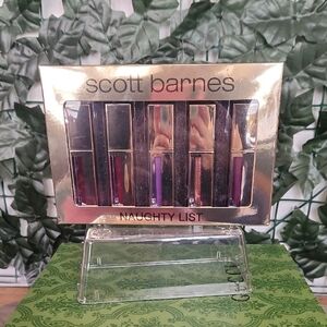NWT Scott Barnes Naughty List Lip Gloss Set - Mauve-Purple